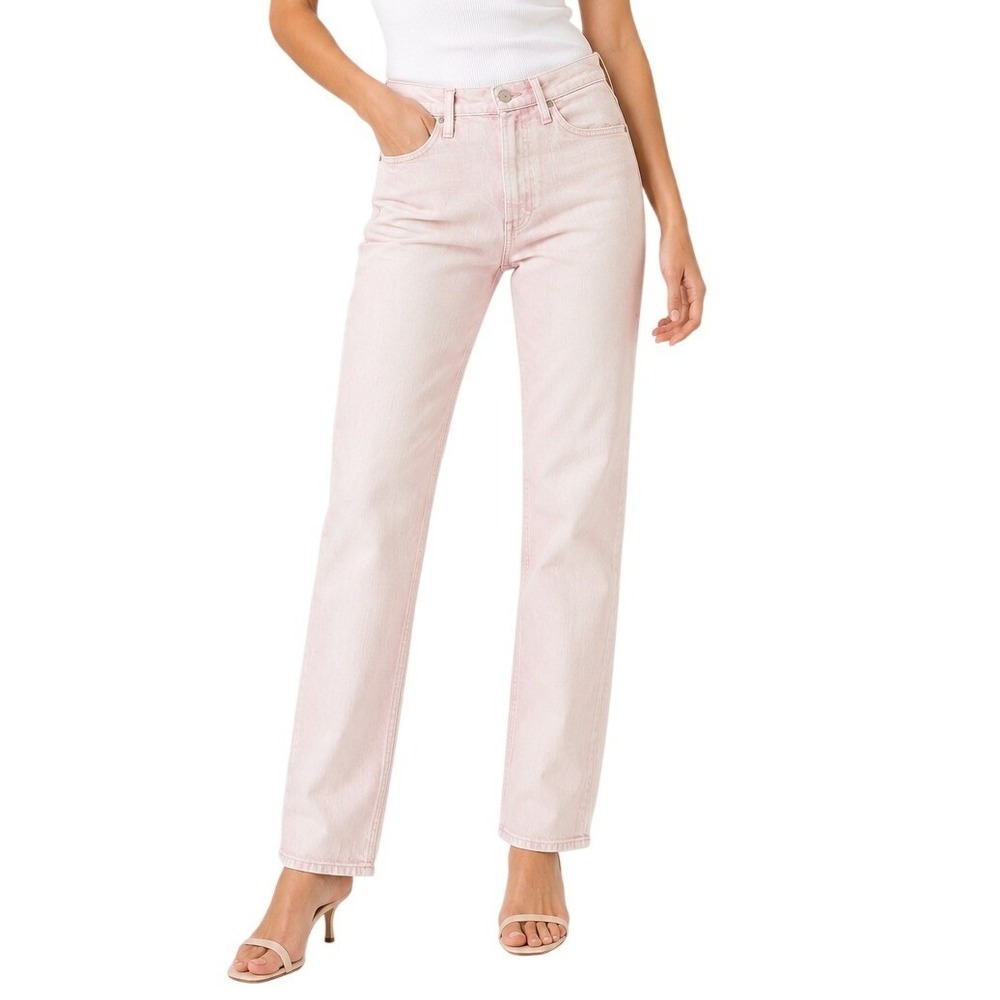 Mother Superior Into The Midst Pink High Waisted Rider Flood‎ Jeans Women's 25